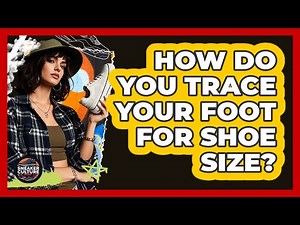 How Do You Trace Your Foot For Shoe Size?