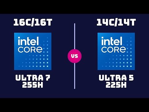 Intel Core Ultra 7 255H vs Ultra 5 225H – CPU Benchmark Comparison