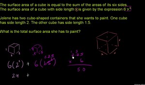 Evaluating expressions with variables: cubes