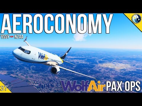 Virtual Airline Flights | WolfAir on Aeroconomy | Flying the iFly 737 MAX8 - Vertical