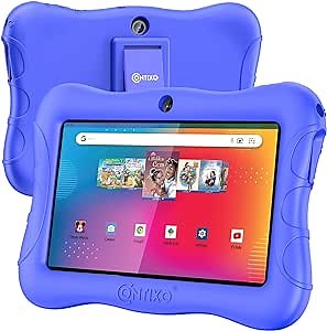 Amazon.com : Contixo Kids Tablet V9, 7-inch HD, Ages 3-7, Includes 50+ Disney Storybooks (Value $200), Toddler Tablet with Camera, Parental Controls, Android 11, 32GB, WiFi, Learning for Kids - Dark Blue : Electronics