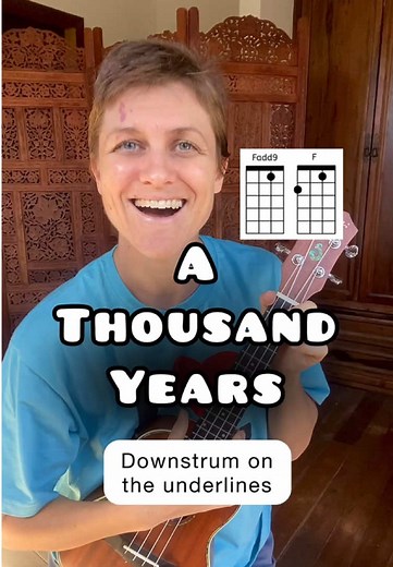 A Thousand Years Ukulele Tutorial for Beginners