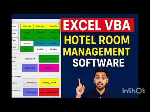 Hotel managements. #Excel vba softwares