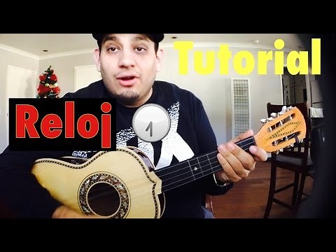How to Play RELOJ on (( Vihuela )) chords with Guitarron for Guia
