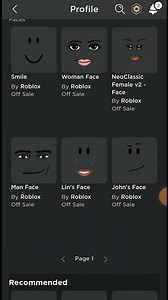 getting the wink face #roblox #viral #shortsviral