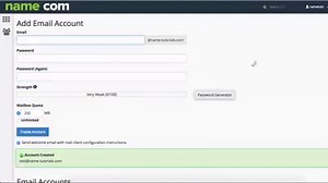 Hosting your own website is getting easier and easier. Creating your own email accounts is just one of the benefits. Here's how to do it. | name.com