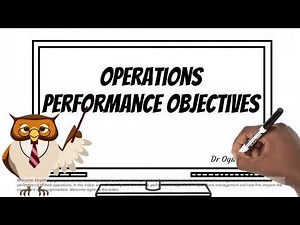 Operations Performance Objectives
