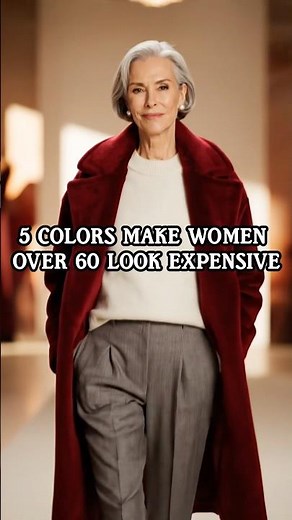5 Colors Make Women Over 60 Look EXPENSIVE