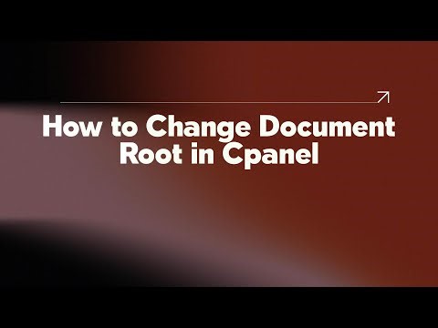 How to Change Document Root in Cpanel