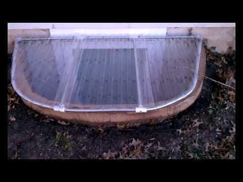 DIY make your own window well cover-- with dimensions