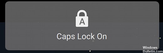 How to Remove Caps Lock on Screen Notifications on Windows 10 - Windows Bulletin