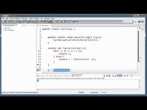 PROGRAMMER EN JAVA (Débutant) - 74 - La récursivité (2/2)