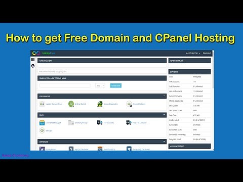 How to create free subdomain and hosting from InfinityFree