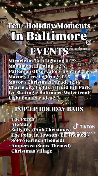 Explore the Best Holiday Popups in Baltimore