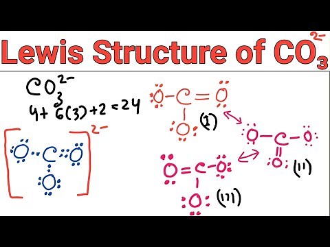 Lewis structure of CO3 2- ion