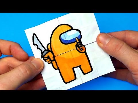 21 COOL AMONG US CRAFTS TO PLAY AT HOME