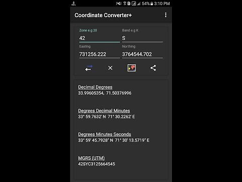How to convert coordinates