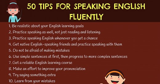 How to Speak English Fluently: 50 Simple Tips!! • 7ESL