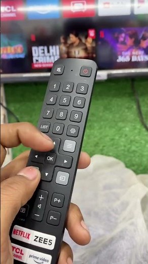 TCL Android Tv Remote pairing Simple Way How to connect your remote to led #tcl #remote #led #shorts