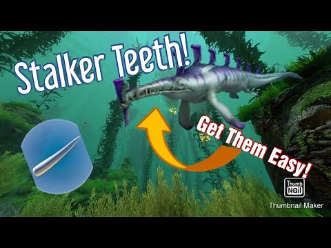 How to get Stalker Teeth Easily in Subnautica!