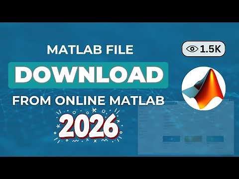 How to Download MATLAB File from Online MATLAB
