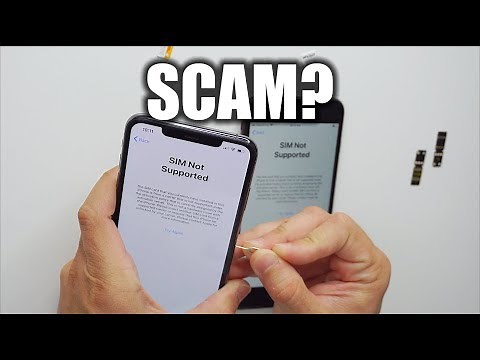 Is The iPhone Unlock SIM A SCAM? MUST WATCH!