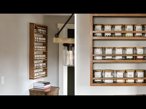 How To Make A Wall-Mounted Spice Rack