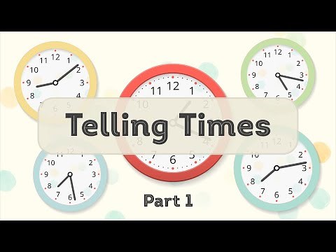 Telling Times AM; PM (12-hour system)