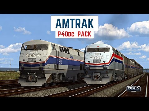 Train Simulator | Amtrak P40dc Pack | #trainsimulator