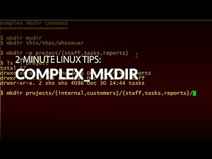 How to use the mkdir command
