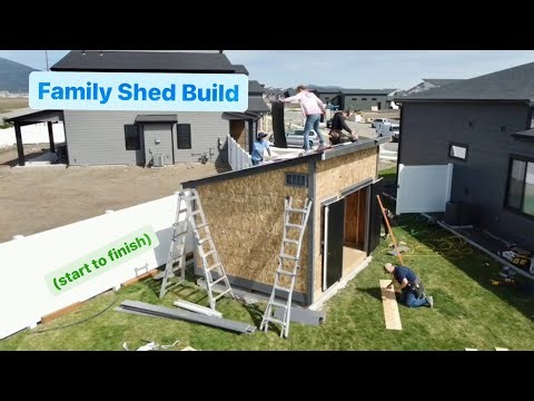 We Built A 10x12 Shed…… full build