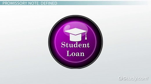 Promissory Note Overview, Elements & Examples