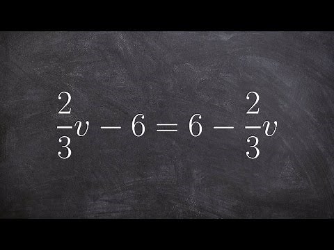 How to solve a multi step equation with fractions