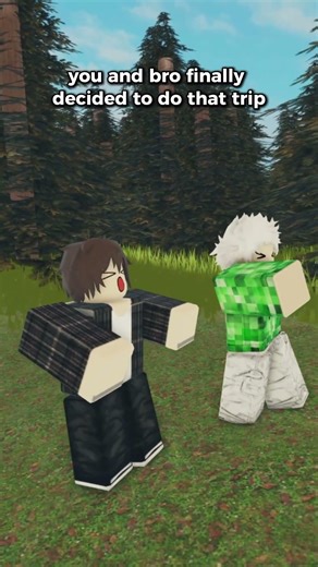 You and bro finally went on that trip 🌄 #roblox #shorts