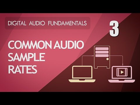 3. Common Audio Sample Rates - Digital Audio Fundamentals