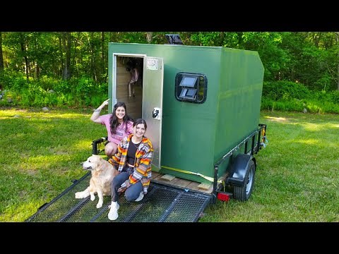 Utility Trailer Tiny House Camping (DIY Build)