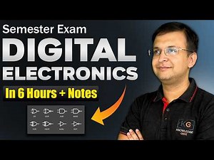 Complete DE Digital Electronics in one shot | Semester Exam | Hindi