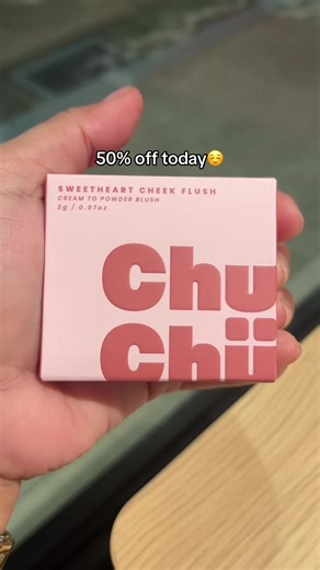 Chuchu Sweetheart Cheek Flush: 50% Off Today