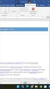 Check this Quick Word Guide: How to Add Headers in Microsoft Word in Seconds! #word #microsoftword