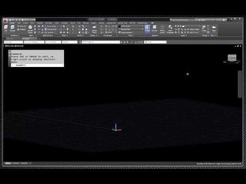 AutoCAD 3D Tool Bar
