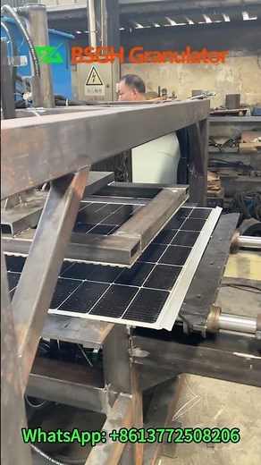Solar Panel Frame Removal Machine | Efficient PV Module De-Frame for PV Panel Recycling