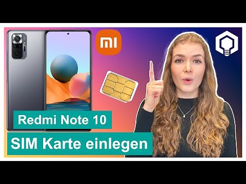 Xiaomi Redmi Note 10 - SIM Karte einlegen • 🂠 • 📲 • 📡 •