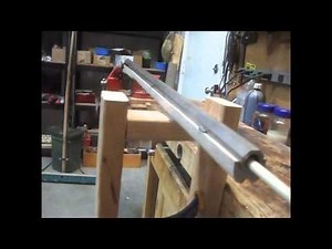 Longrifle Build #7- Laying out the barrel pins