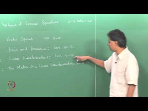 Mod-01 Lec-01 Introduction to the Course Contents.