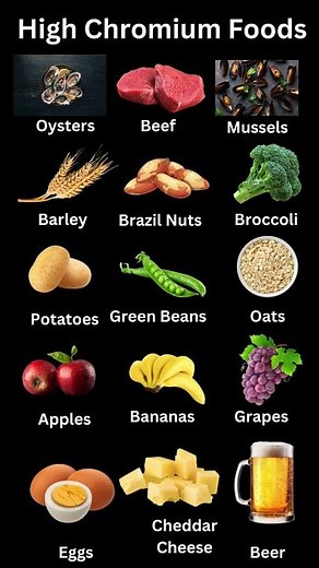 High Chromium Foods #diabetes #healthyfood #chromium