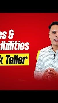 What are the Roles and Responsibilities of a Bank Teller/Cashier? | Mr Hitesh Rawal | IPB