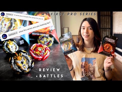 PRO SERIES Prime Apocalypse & Master Devolos Review + Battles | Beyblade Burst Hasbro vs TT ‪@zankye‬
