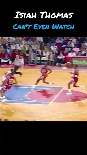 AVOIDING the POSTER: Isiah Thomas' EPIC EVASION as MJ SOARS for Dunk!