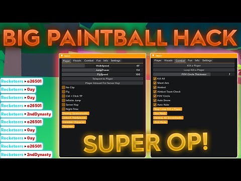 [OP] Big Paintball Script Hack GUI | Kill ALL, Silent Aimbot/ESP + MODS! [ROBLOX] *PASTEBIN 2021*