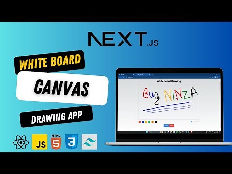 I Built a Super Cool Whiteboard Canvas Drawing App in Next.js! | React | Tailwind CSS | Project